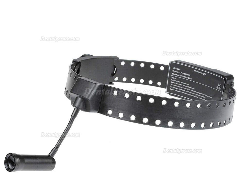 YUYO DY-012 Dental 5W LED OP-Stirnleuchte Kabellos Medizinischer HNO Stirnlampe